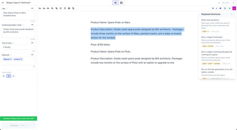 Jasper یکی از قویترین ابزارهای تولید محتوای هوش مصنوعی است