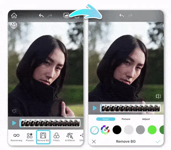 برای حذف پسزمینه ویدئوت، از ابزار هوش مصنوعی YouCam Video استفاده کن.