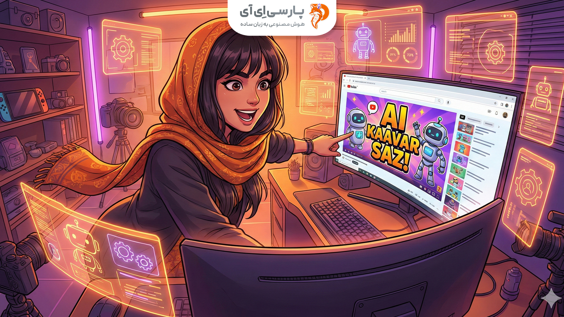 ساخت کاور یوتیوب با هوش مصنوعی، در این مقاله ۵ ابزار رایگان ساخت کاور یوتیوب با هوش مصنوعی رو معرفی کردیم که CTR ویدئوهات رو منفجر میکنه!